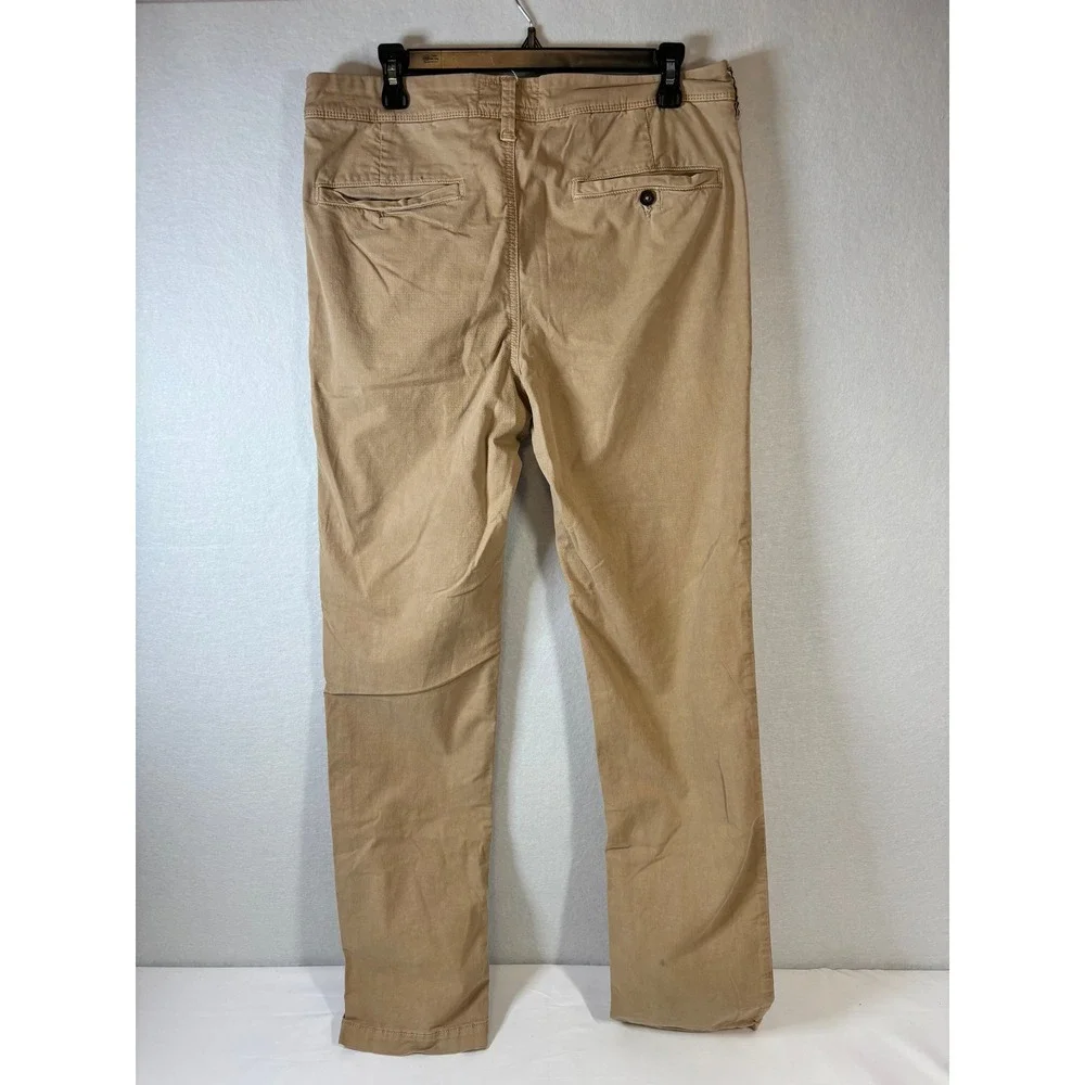 American Eagle Mens Ne(x)t Level Flex Slim Straight Chino Pants Tan Khaki 34x34